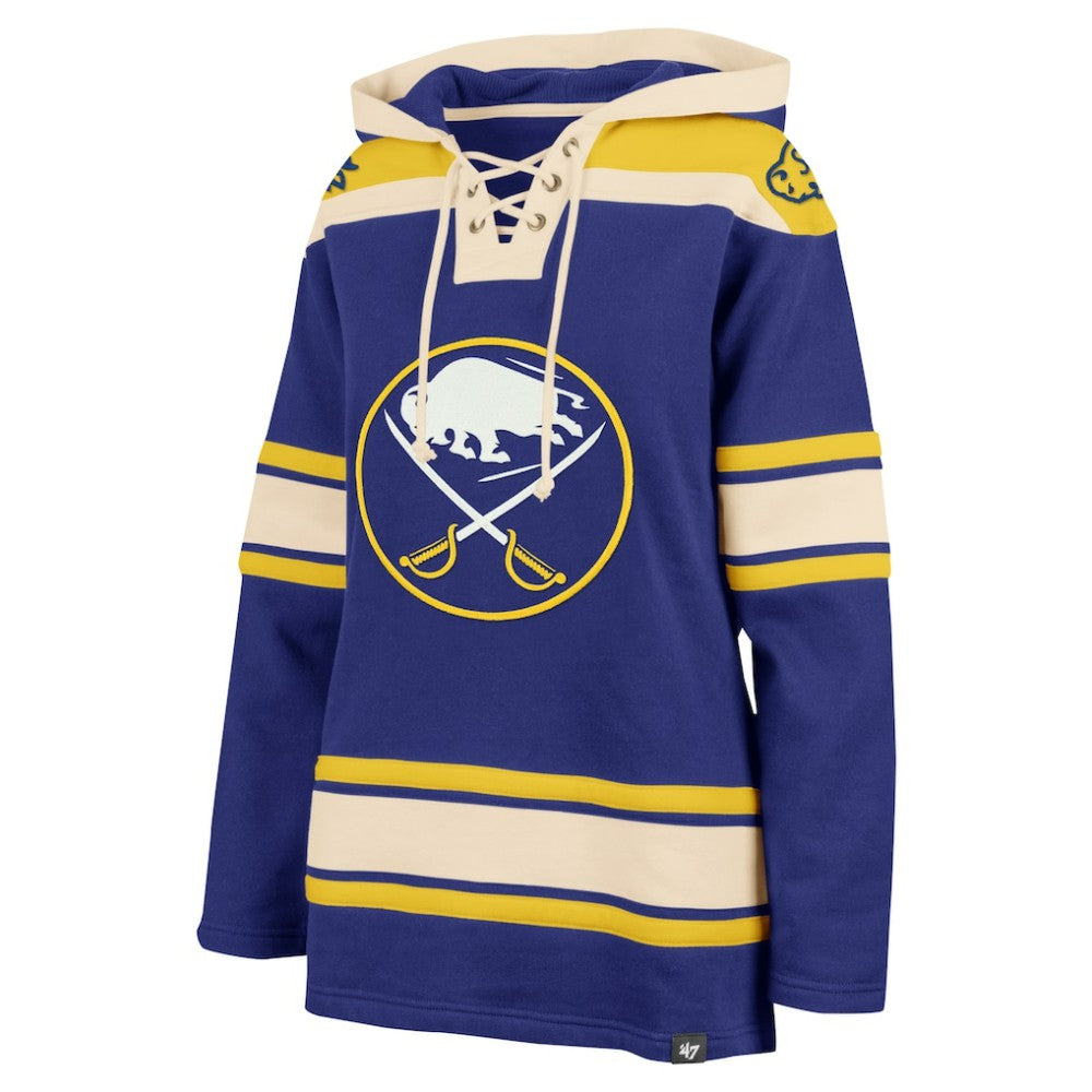 Buffalo Sabres '47 Women's Superior Lacer Pullover Hoodie - Royal | 47 brand on sale