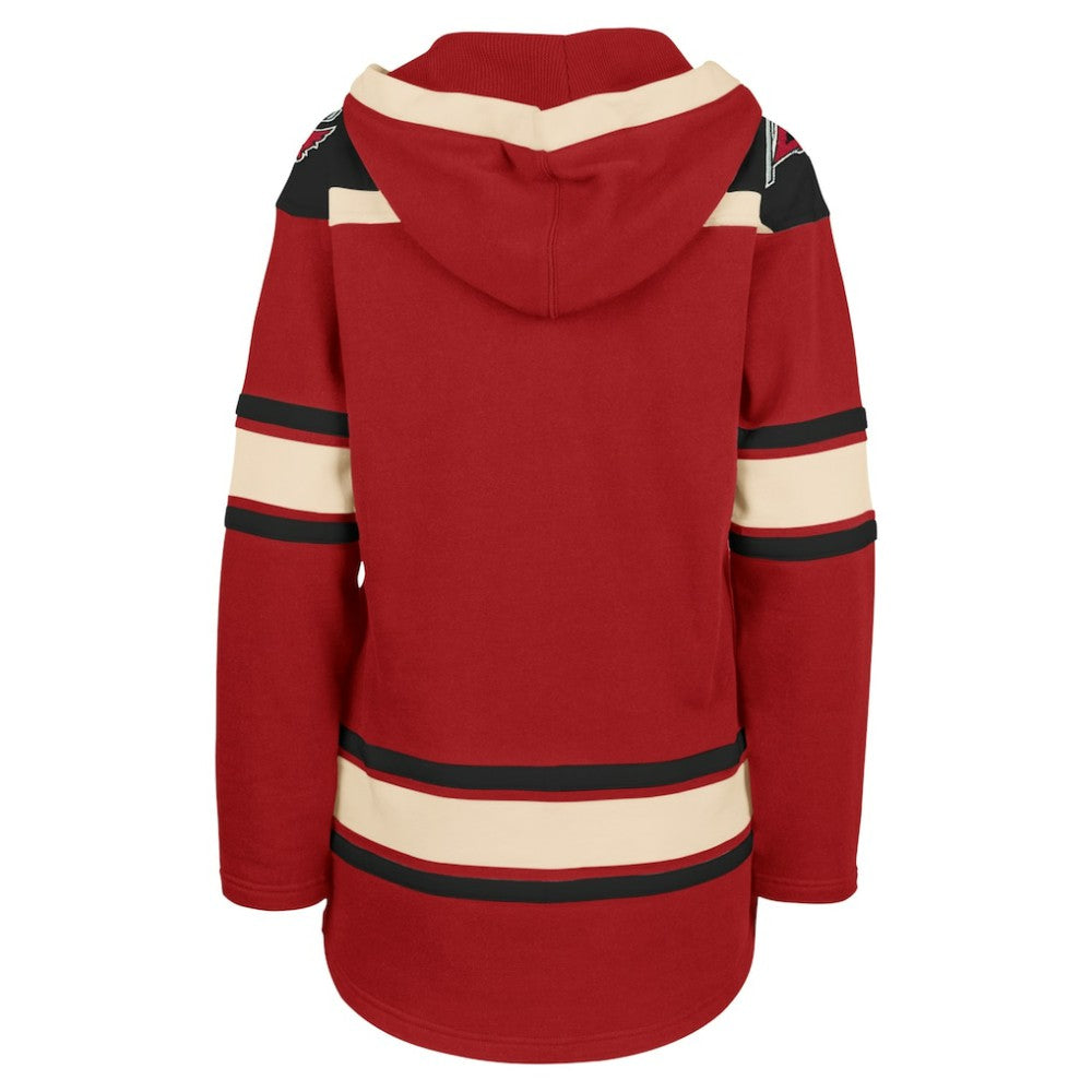 Carolina Hurricanes '47 Women's Superior Lacer Pullover Hoodie - Red | 47 brand Clearance