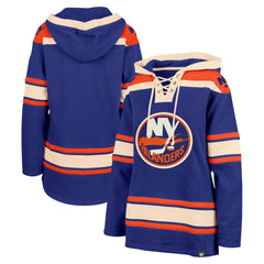 New York Islanders '47 Women's Superior Lacer Pullover Hoodie - Royal | 47 brand discount