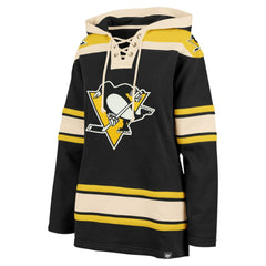 Pittsburgh Penguins '47 Women's Superior Lacer Pullover Hoodie - Black | 47 brand online