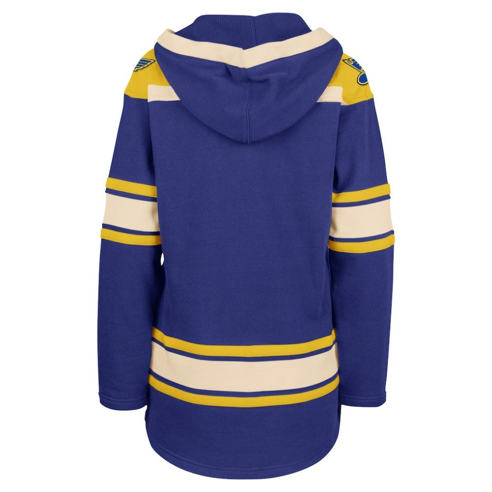 St. Louis Blues '47 Women's Superior Lacer Pullover Hoodie - Blue | 47 brand Lifestyle