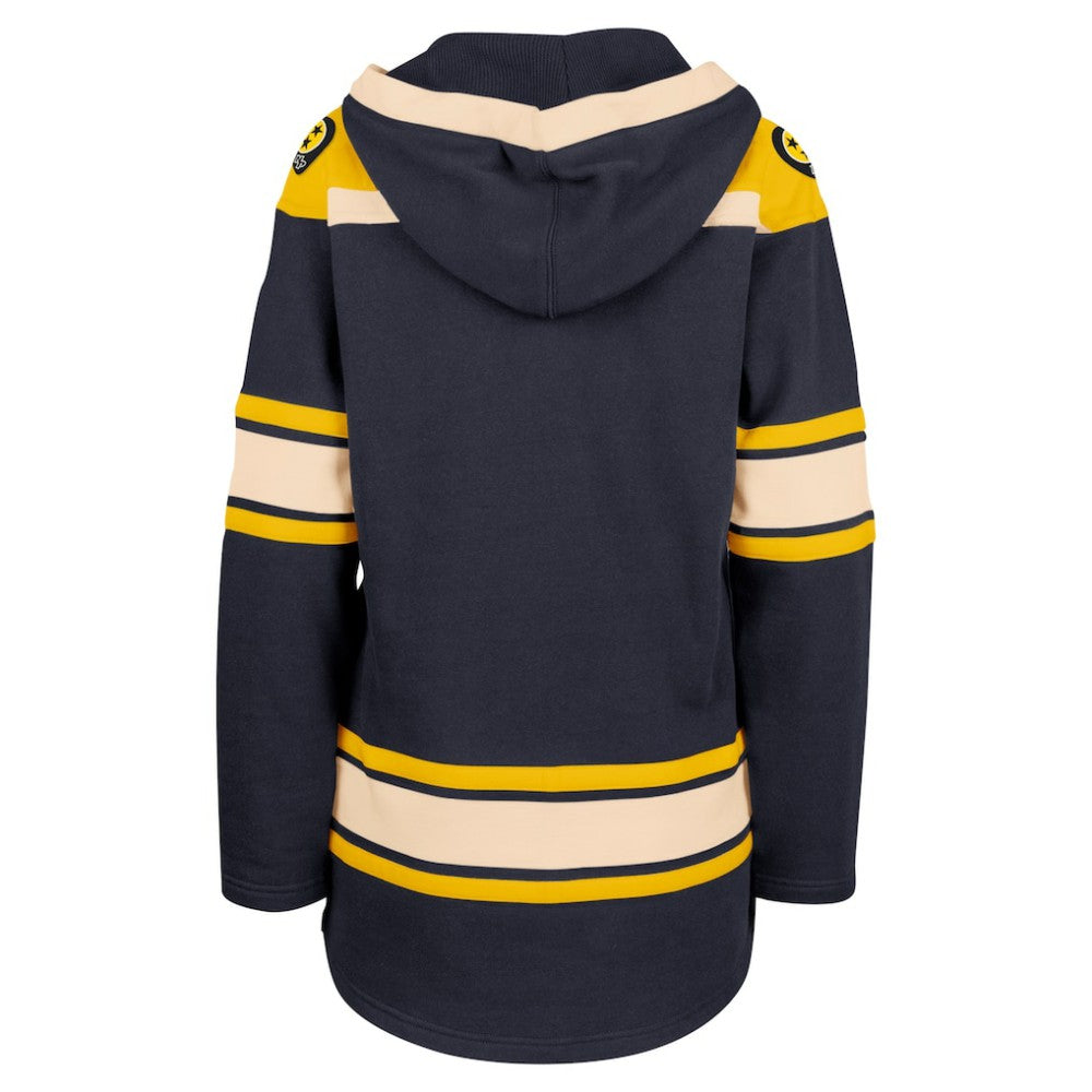 Nashville Predators '47 Women's Superior Lacer Pullover Hoodie - Navy | 47 brand Lifestyle