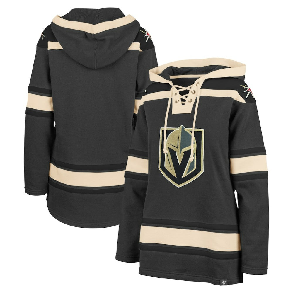 Vegas Golden Knights '47 Women's Superior Lacer Pullover Hoodie - Gray | 47 brand on sale