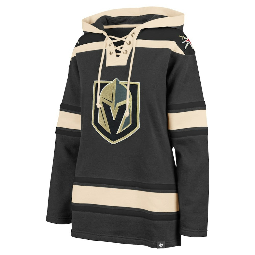 Vegas Golden Knights '47 Women's Superior Lacer Pullover Hoodie - Gray | 47 brand on sale