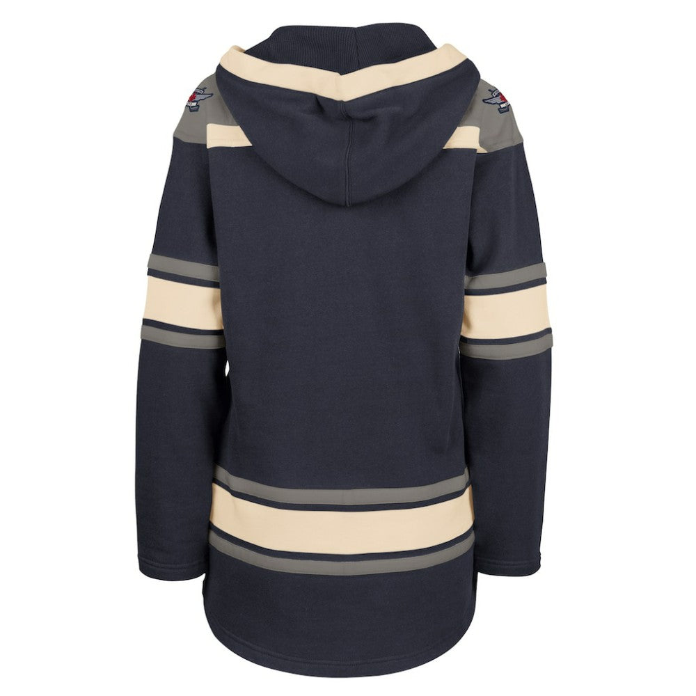 Winnipeg Jets '47 Women's Superior Lacer Pullover Hoodie - Navy | 47 brand near me