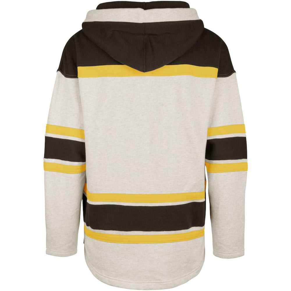 Boston Bruins '47 Rockaway Lacer Pullover Hoodie - Oatmeal | 47 brand on sale