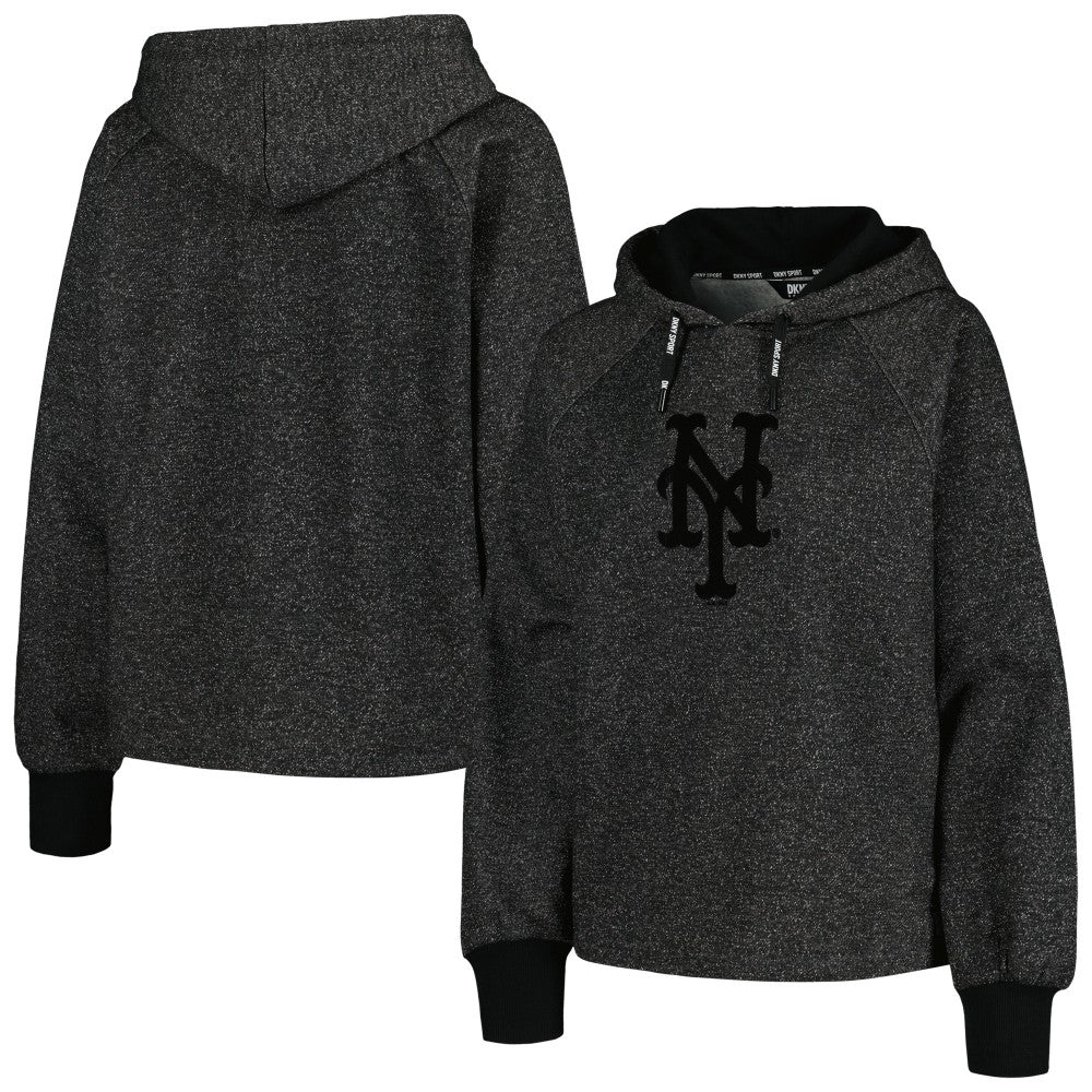 New York Mets DKNY Sport Women's Debbie Dolman Raglan Pullover Hoodie Discount