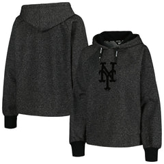 New York Mets DKNY Sport Women's Debbie Dolman Raglan Pullover Hoodie Discount