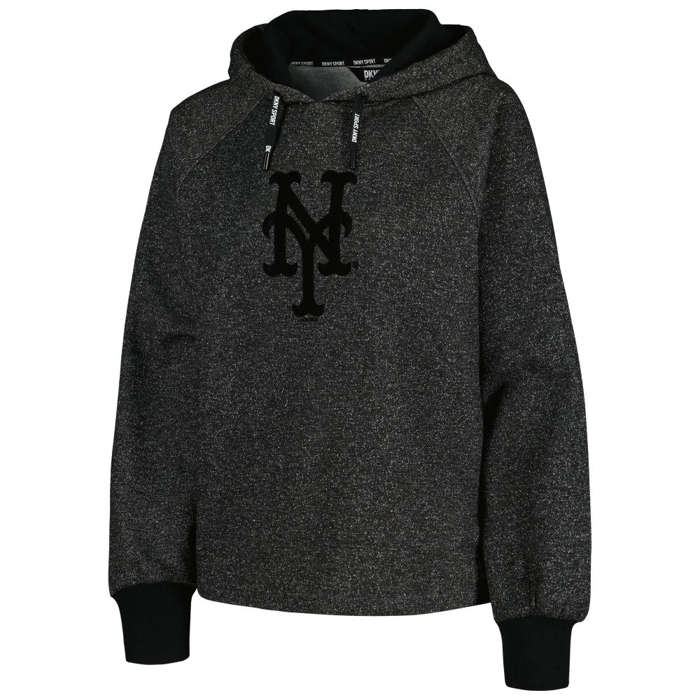 New York Mets DKNY Sport Women's Debbie Dolman Raglan Pullover Hoodie Discount