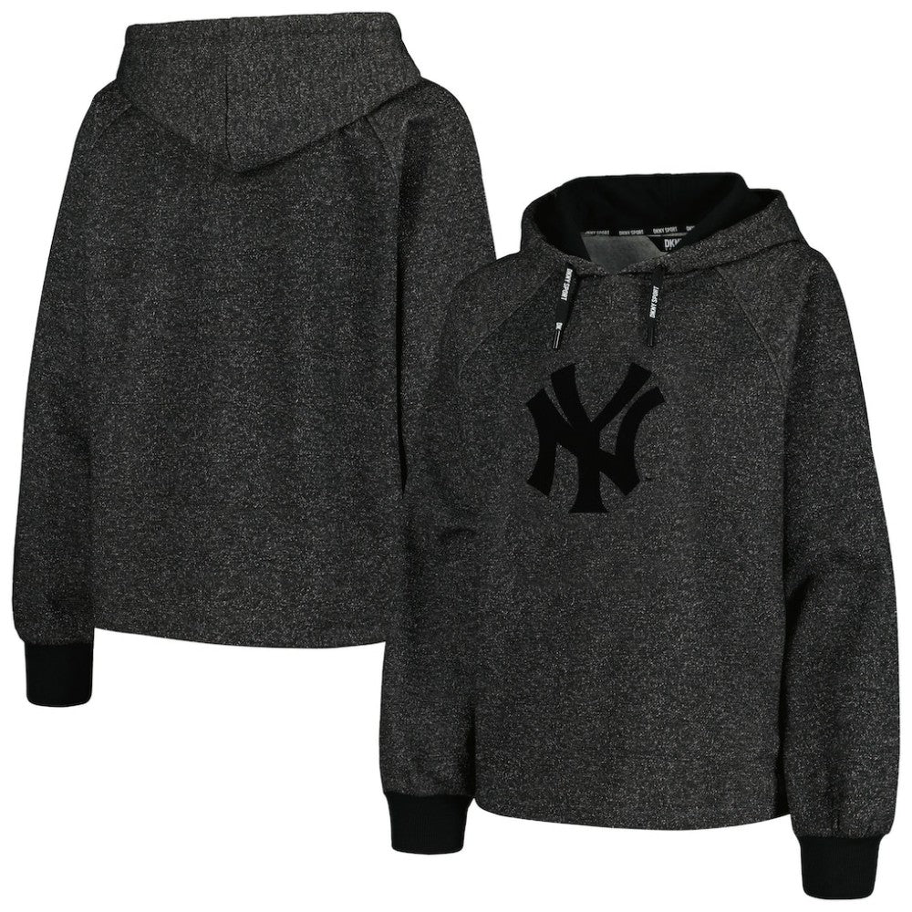 New York Yankees DKNY Sport Women's Debbie Dolman Raglan Pullover Hoodie Sale