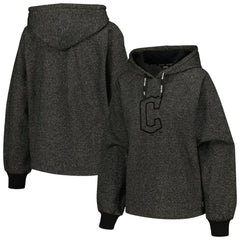 Cleveland Guardians DKNY Sport Women's Debbie Dolman Raglan Pullover Hoodie Discount