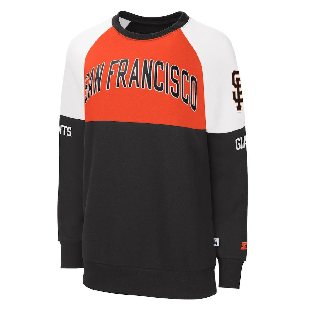 San Francisco Giants Starter Women's Baseline Raglan Pullover Sweatshirt Discount