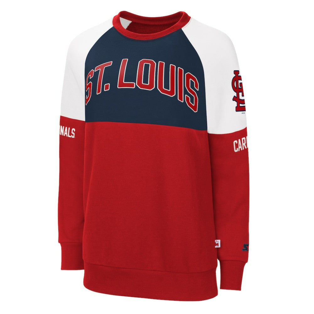 St. Louis Cardinals Starter Women's Baseline Raglan Pullover Sweatshirt for sale