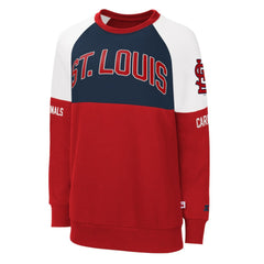St. Louis Cardinals Starter Women's Baseline Raglan Pullover Sweatshirt for sale