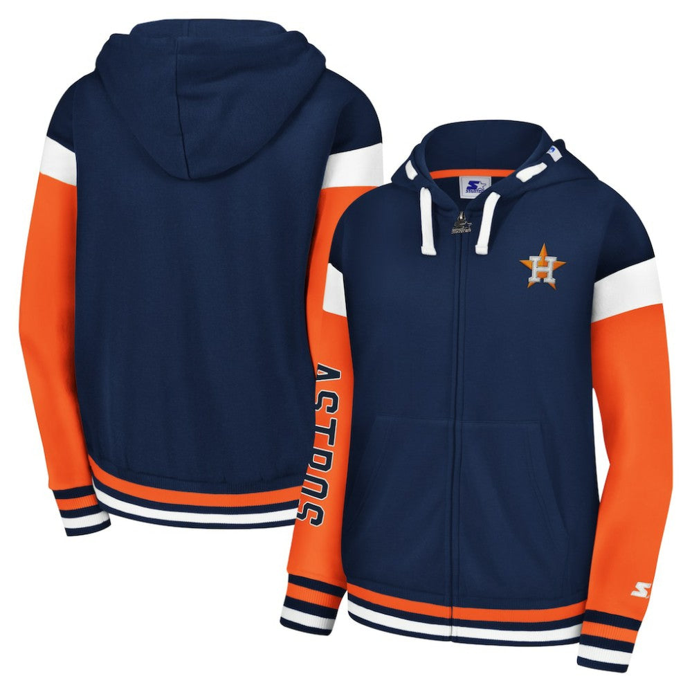 Houston Astros Starter Women's Homestretch Full-Zip Hoodie Online