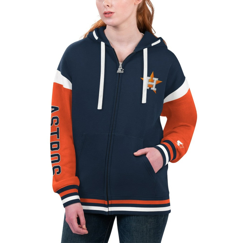 Houston Astros Starter Women's Homestretch Full-Zip Hoodie Online