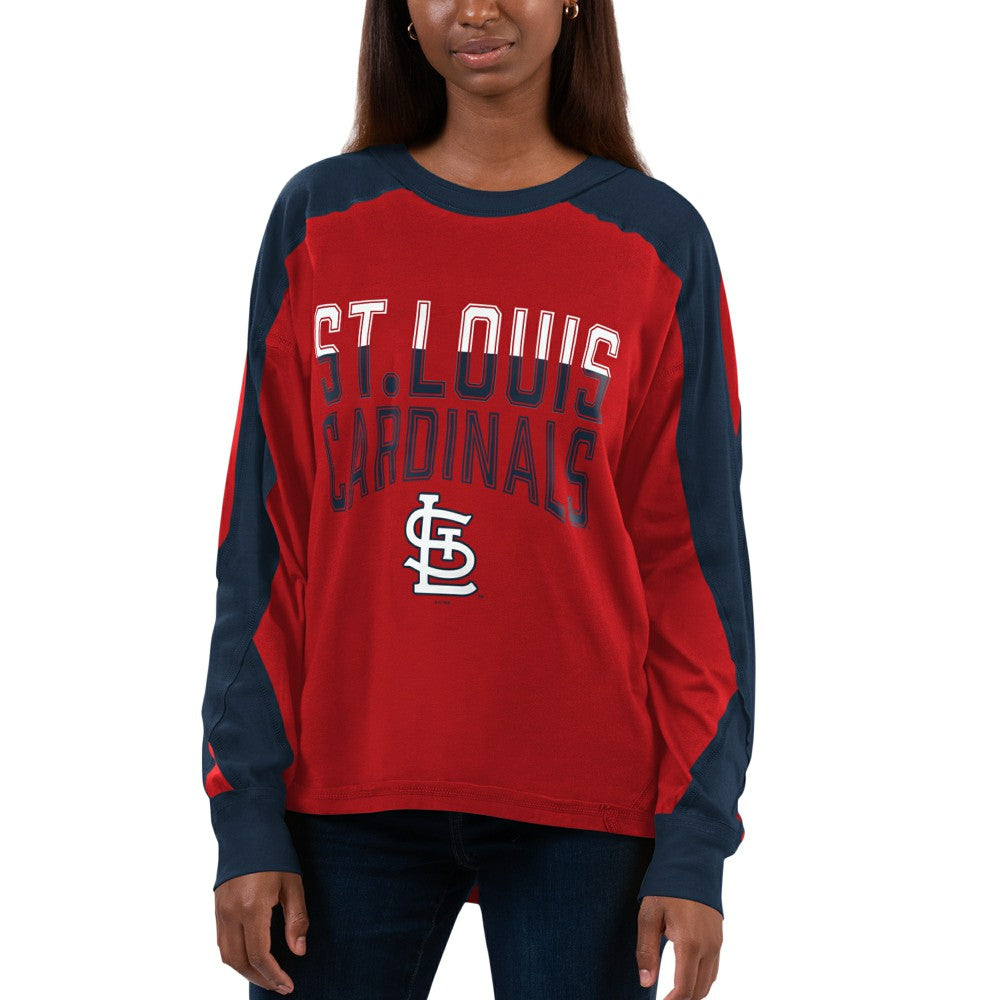 St. Louis Cardinals G-III 4Her by Carl Banks Women's Smash Raglan Long Sleeve T-Shirt Sale