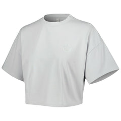 Boston Celtics Lusso Women's Nola Faded Tonal Cropped T-Shirt Gray