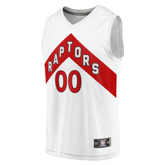 Fanatics Toronto Raptors Fast Break Custom Replica Jersey Association Edition White