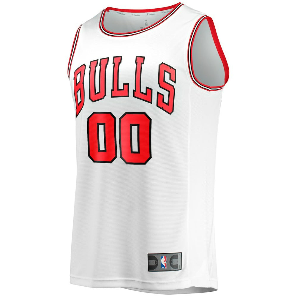Fanatics Chicago Bulls Youth Fast Break Replica Custom Jersey Association Editi- White