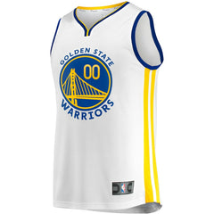 Fanatics Golden State Warriors Youth Fast Break Replica Custom Jersey Association Editi- White