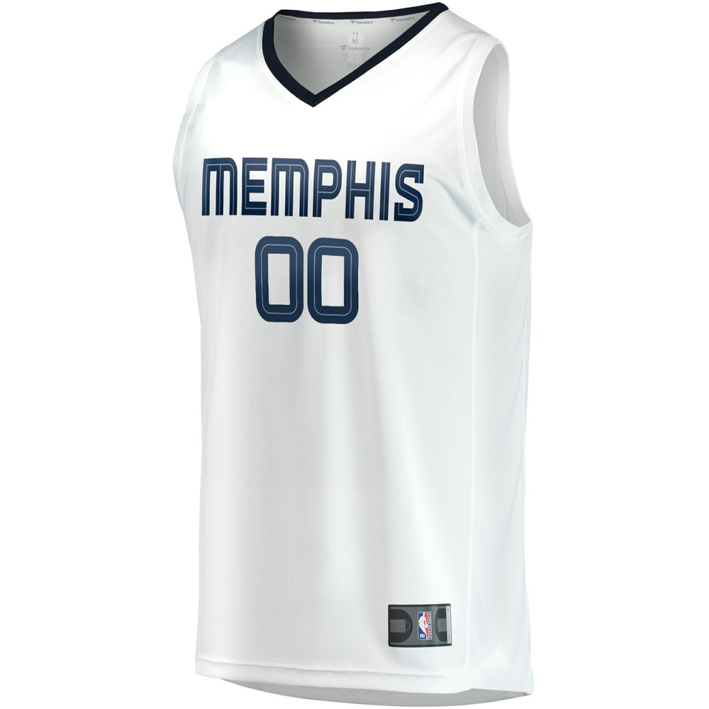 Fanatics Memphis Grizzlies Youth Fast Break Replica Custom Jersey Association Edition White