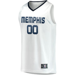 Fanatics Memphis Grizzlies Youth Fast Break Replica Custom Jersey Association Edition White
