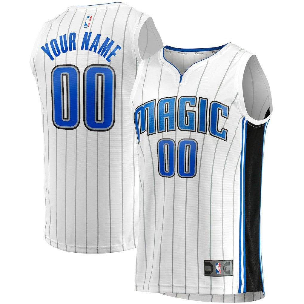 Fanatics Orlando Magic Youth Fast Break Replica Custom Jersey Association Edition White