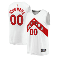 Fanatics Toronto Raptors Youth Fast Break Replica Custom Jersey Association Edition White
