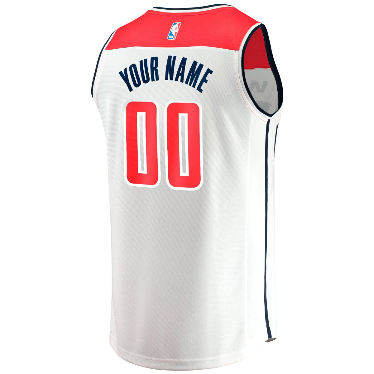 Fanatics Washington Wizards Youth Fast Break Replica Custom Jersey Association Edition White