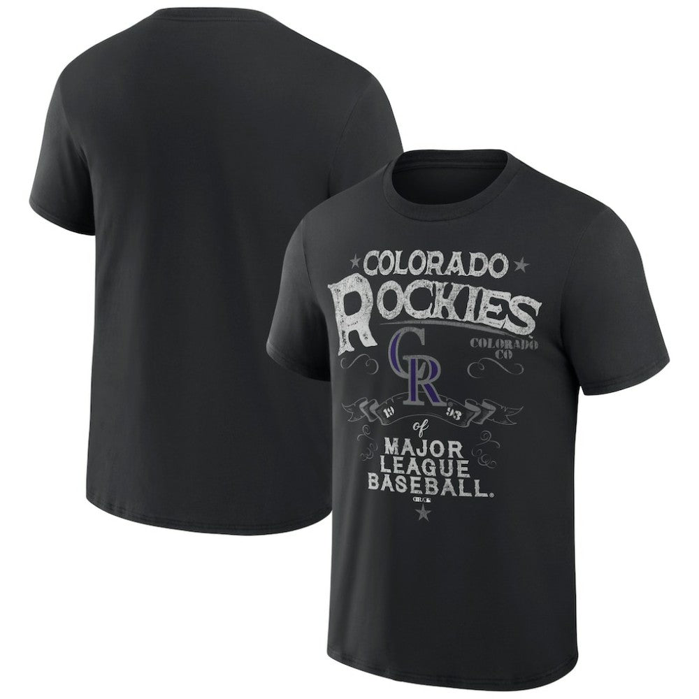 Colorado Rockies Darius Rucker Collection by Fanatics Beach Splatter T-Shirt for sale