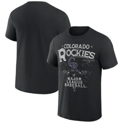 Colorado Rockies Darius Rucker Collection by Fanatics Beach Splatter T-Shirt for sale