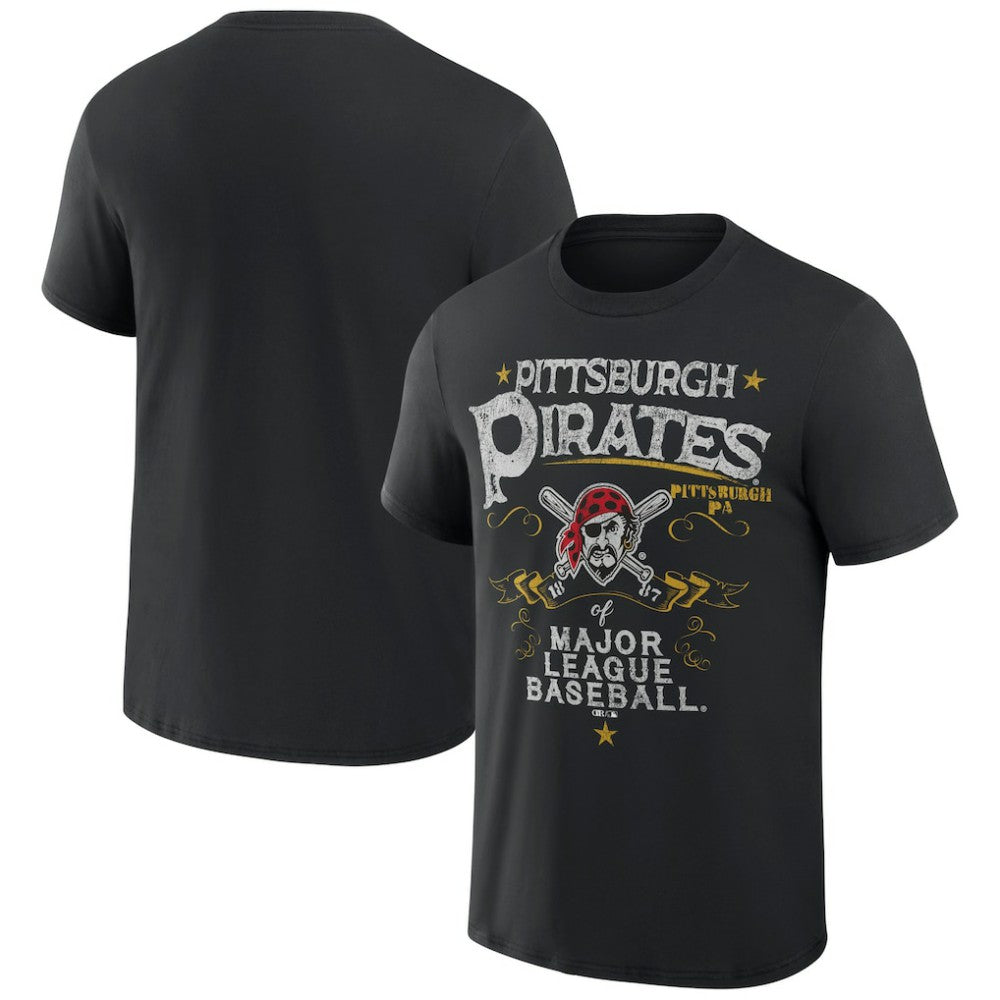 Pittsburgh Pirates Darius Rucker Collection by Fanatics Beach Splatter T-Shirt Discount