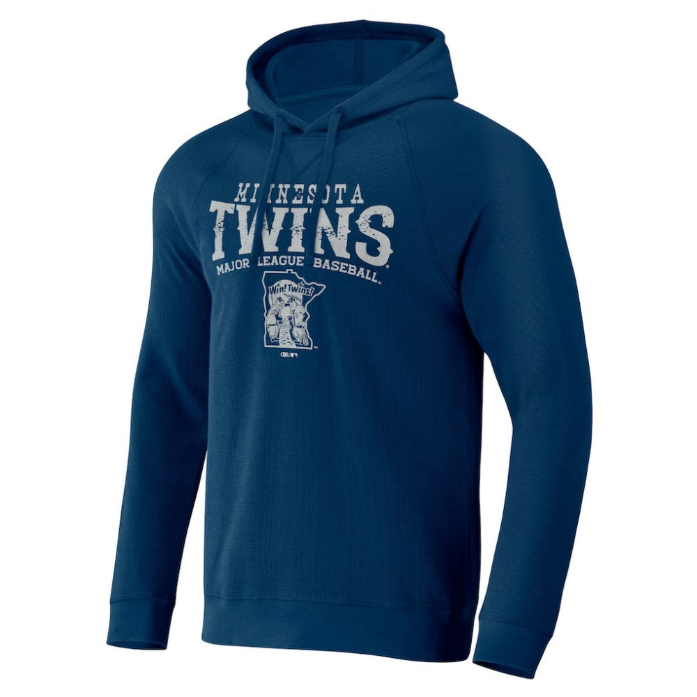 Minnesota Twins Darius Rucker Collection by Fanatics Waffle-Knit Raglan Pullover Hoodie Outlet