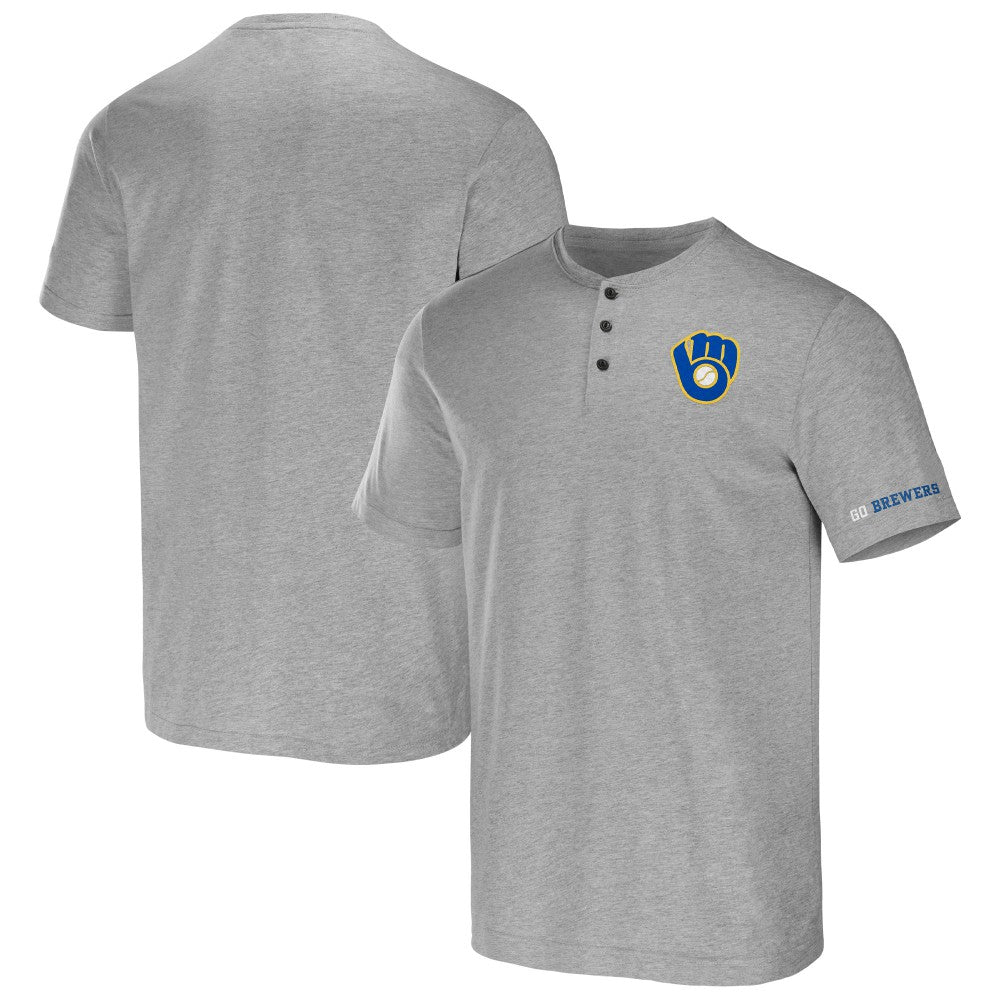Milwaukee Brewers Darius Rucker Collection by Fanatics Henley T-Shirt Online