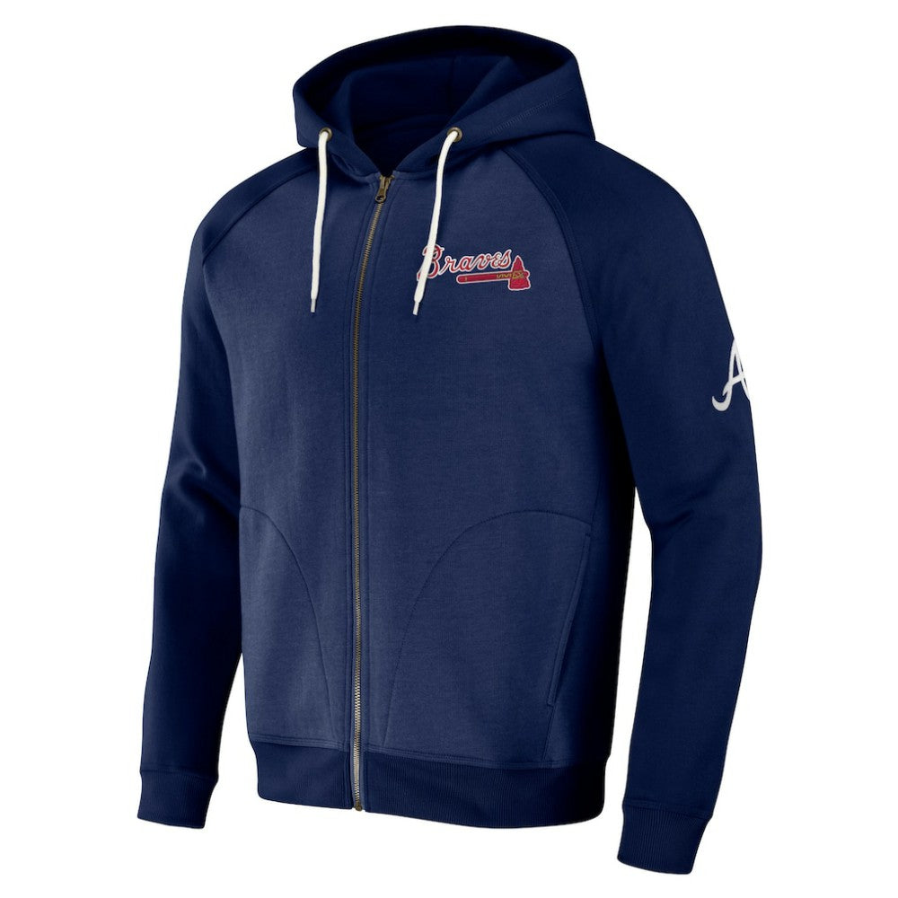 Atlanta Braves Darius Rucker Collection by Fanatics Raglan Full-Zip Hoodie Discount