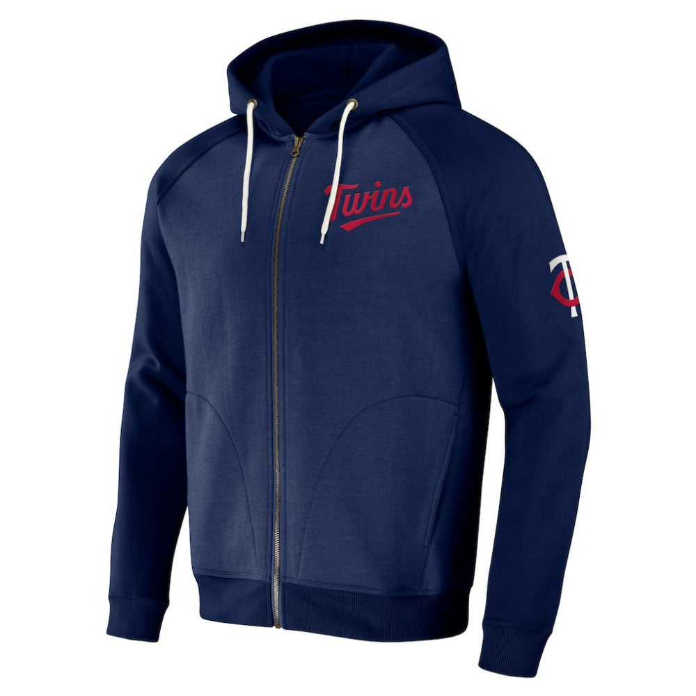 Minnesota Twins Darius Rucker Collection by Fanatics Raglan Full-Zip Hoodie Outlet