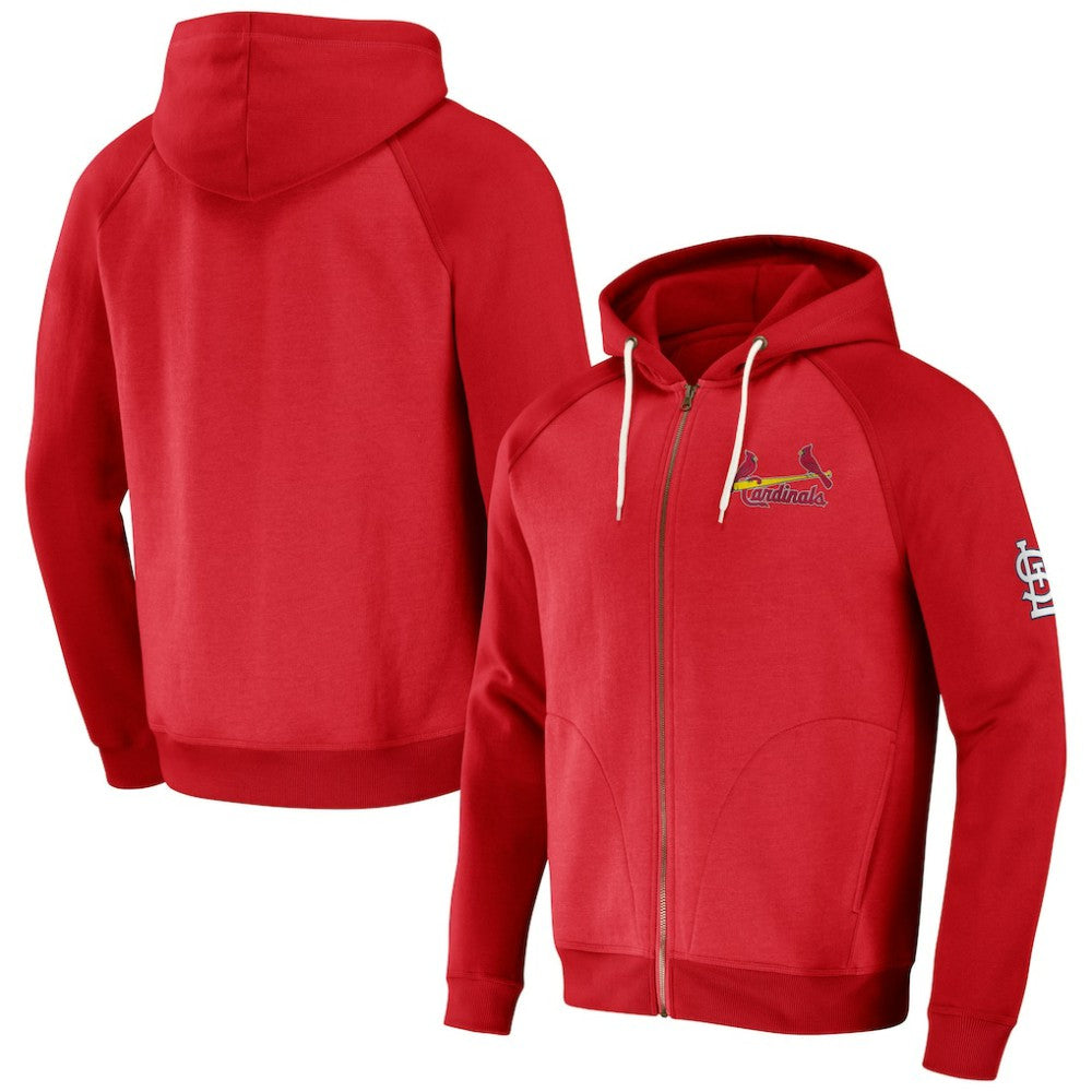 St. Louis Cardinals Darius Rucker Collection by Fanatics Raglan Full-Zip Hoodie Near Me