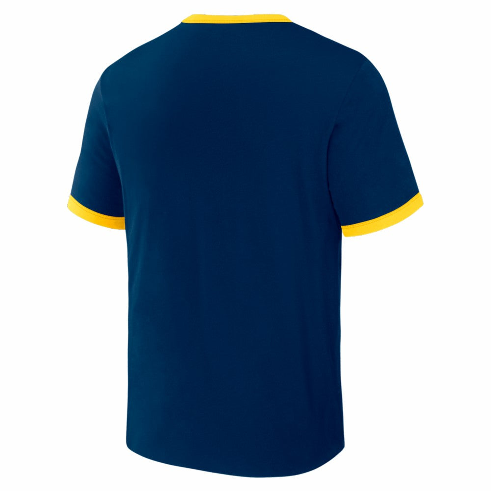 Milwaukee Brewers Darius Rucker Collection by Fanatics Two-Way Ringer Reversible T-Shirt Outlet