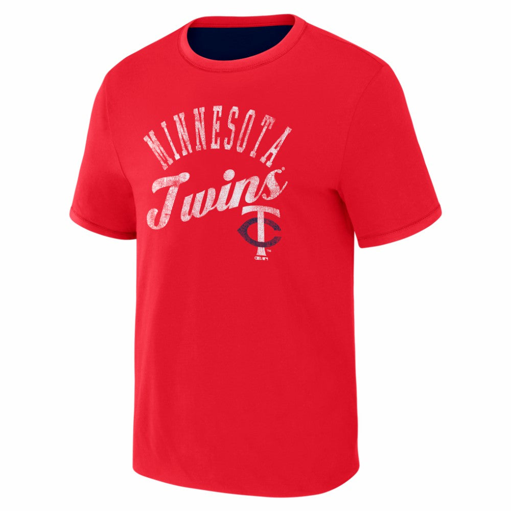 Minnesota Twins Darius Rucker Collection by Fanatics Two-Way Ringer Reversible T-Shirt for sale