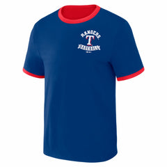 Texas Rangers Darius Rucker Collection by Fanatics Two-Way Ringer Reversible T-Shirt Sale