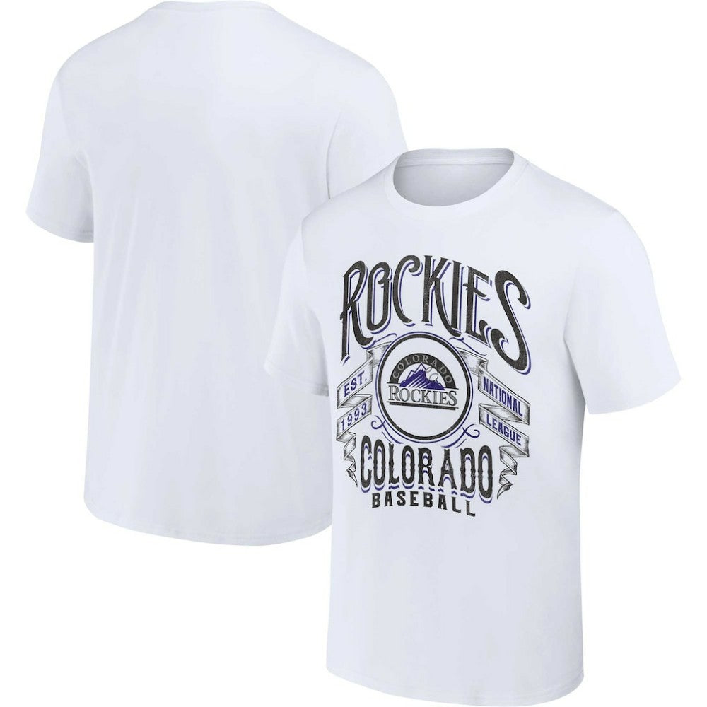 Colorado Rockies Darius Rucker Collection by Fanatics Distressed Rock T-Shirt for sale