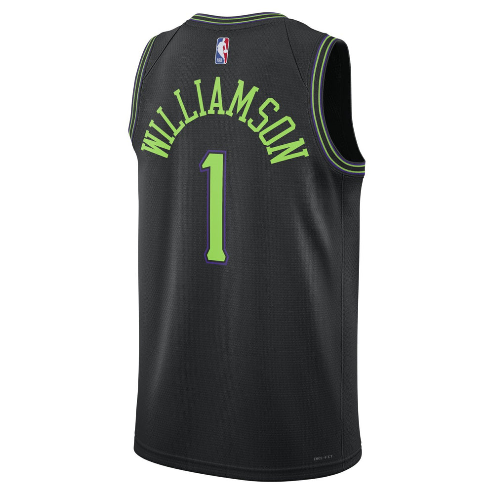 Nike Zion Williamson New Orleans Pelicans Unisex 2025/26 Swingman Jersey Black City Edition