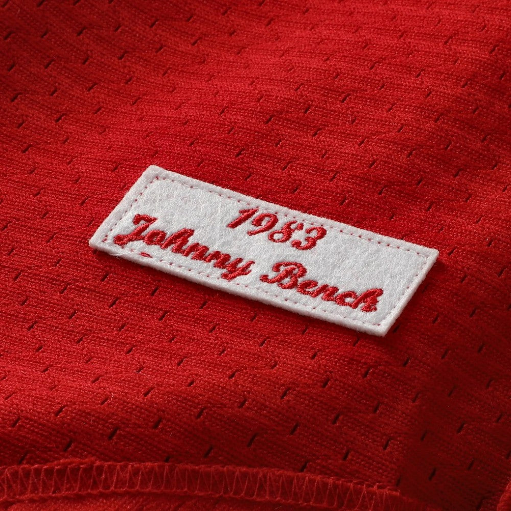 Johnny Bench Cincinnati Reds Mitchell & Ness Authentic Batting Practice Jersey Discount