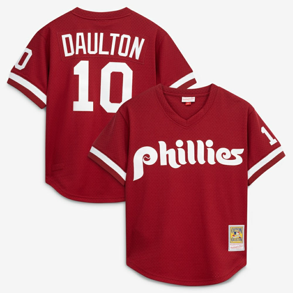 Darren Daulton Philadelphia Phillies Mitchell & Ness Authentic Batting Practice Jersey Sale