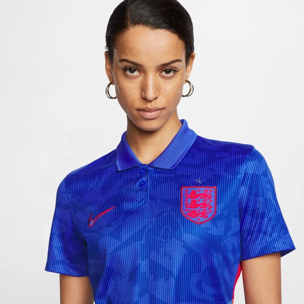 Nike - 2020-21 England WOMENS Away Soccer Jersey - Blue-Red