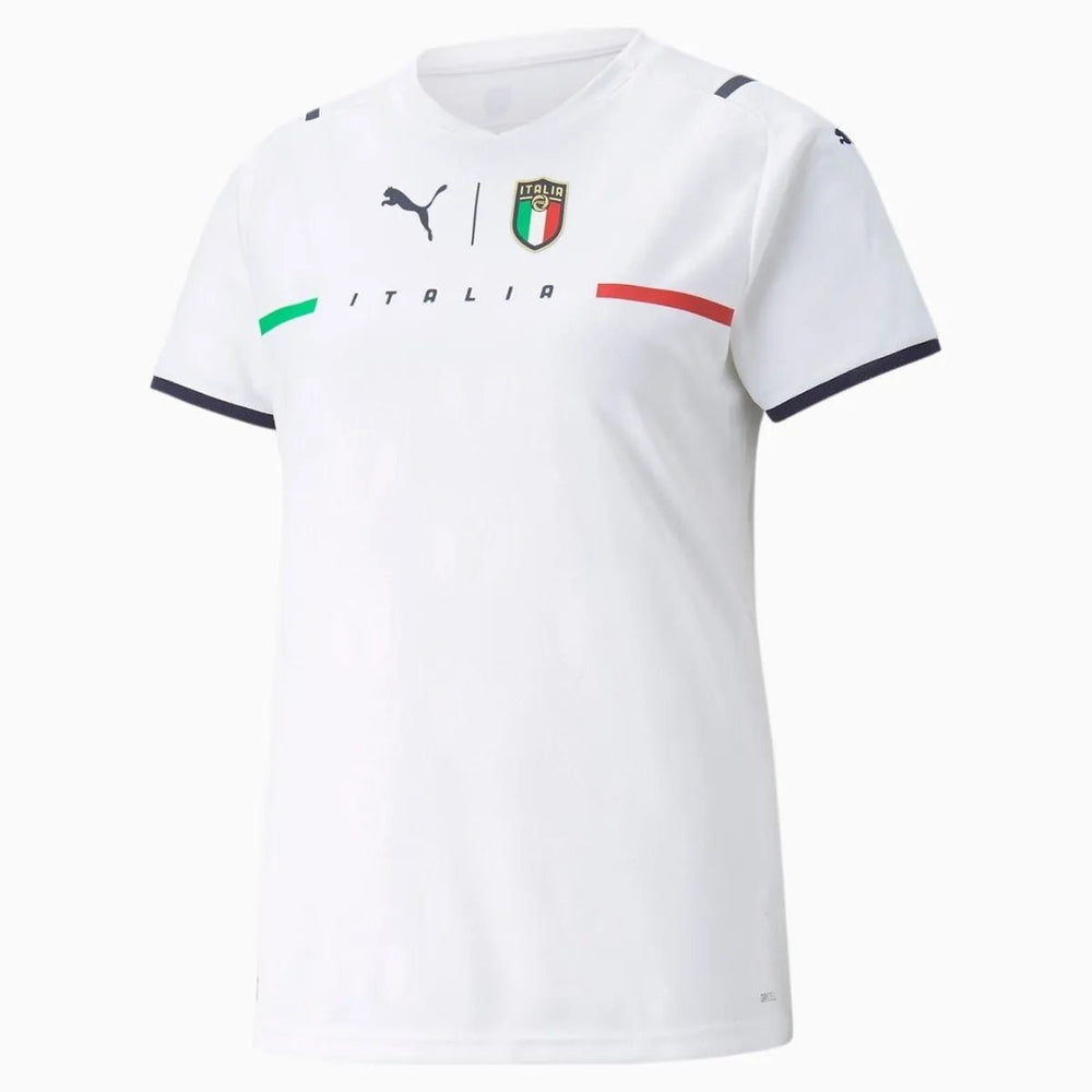 Puma - 2021-22 Italy Women Away Soccer Jersey - White
