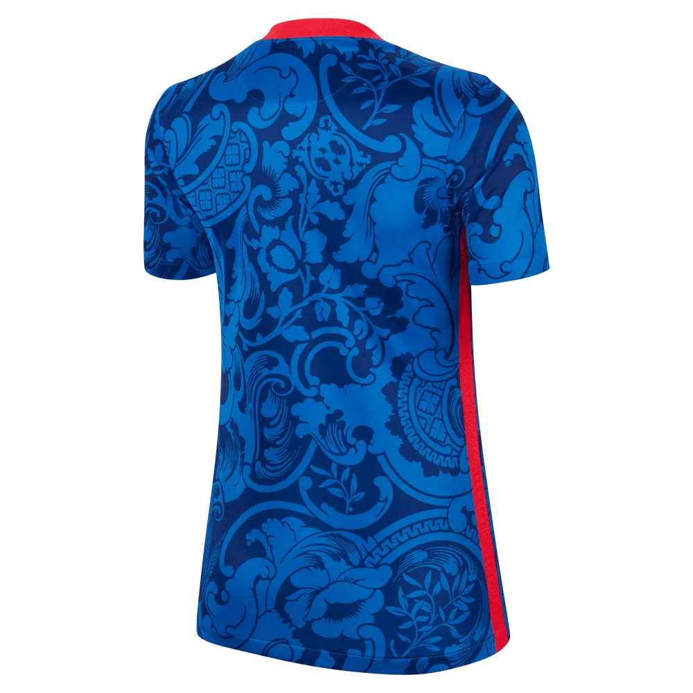 Nike - France Women's EC22 Home Soccer Jersey - Hyper Cobalt-Siren Red