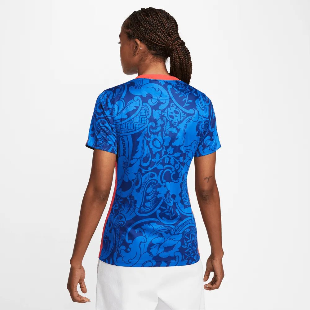 Nike - France Women's EC22 Home Soccer Jersey - Hyper Cobalt-Siren Red