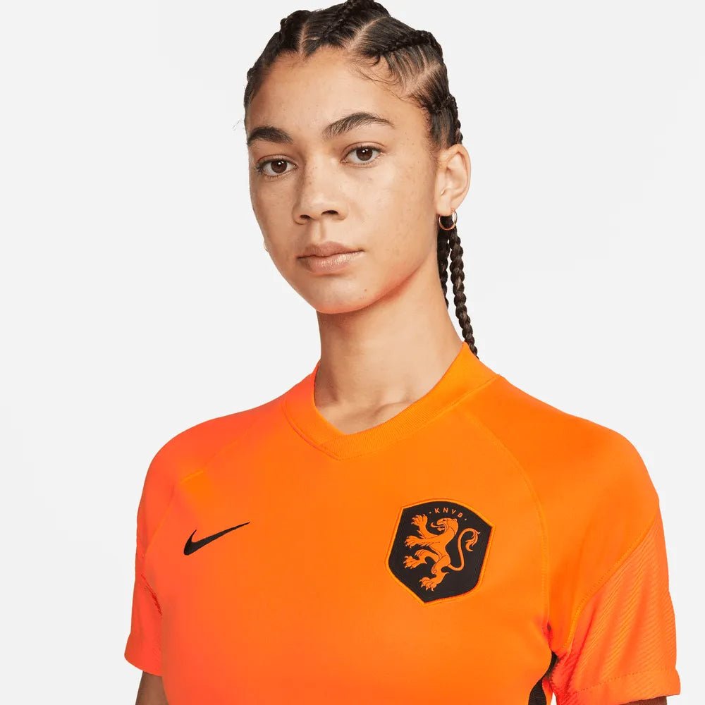 Nike - Netherlands Women's EC22 Home Soccer Jersey - Total Orange-Black